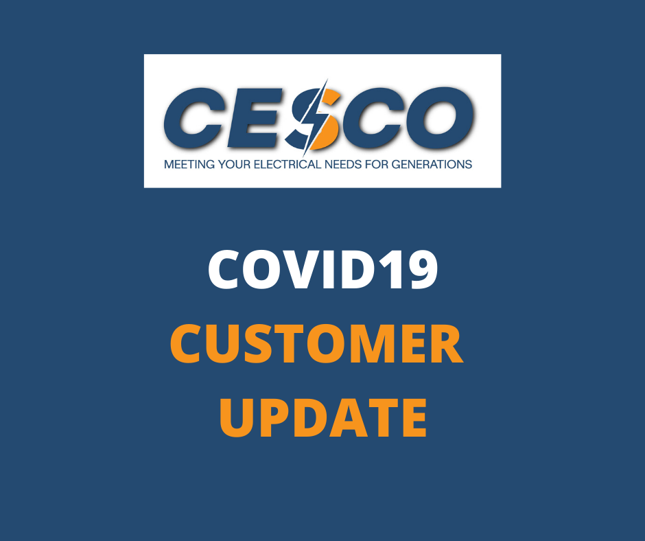 Covid19 Customer Update